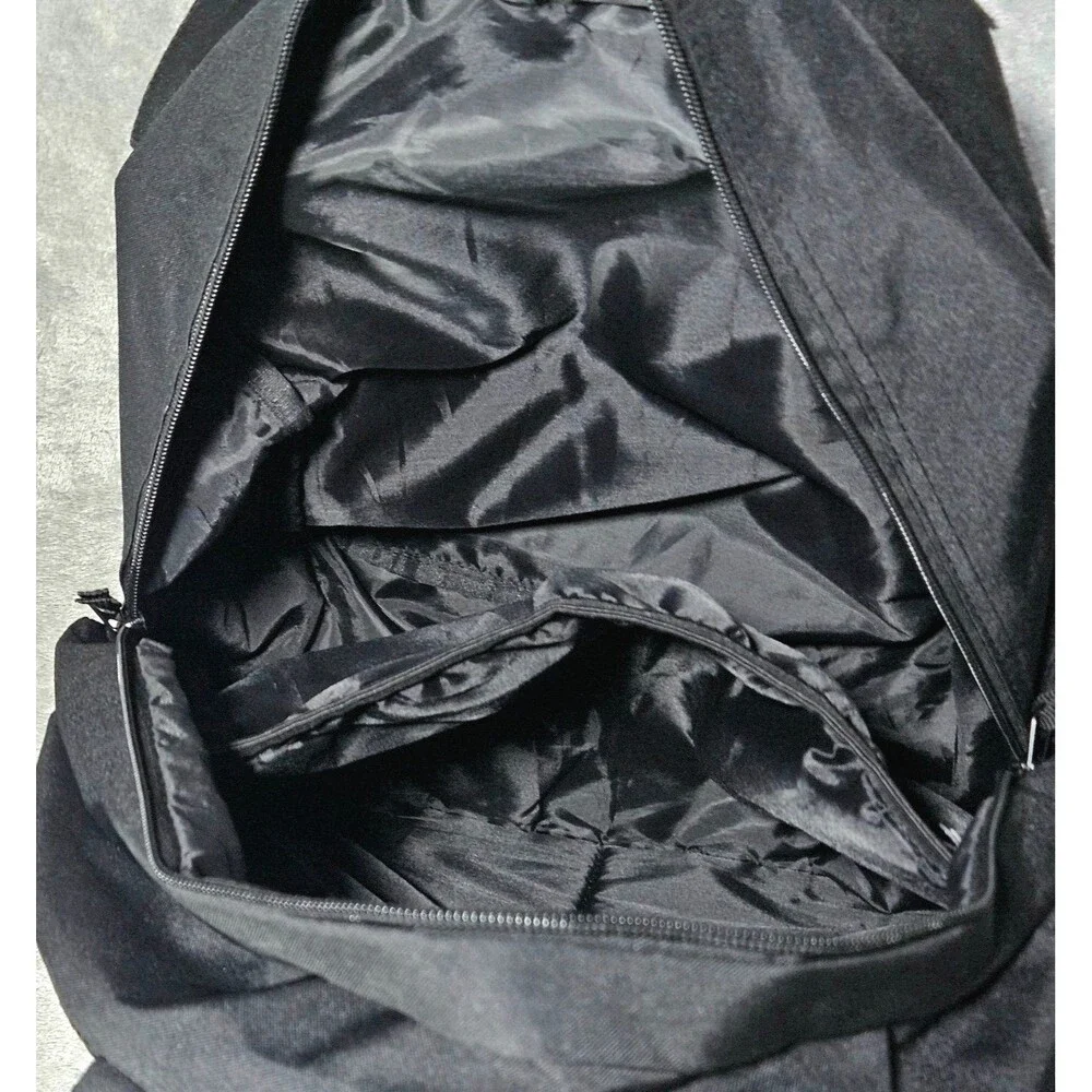 Hot Topic Kuromi Backpack Black Sanrio Bioworld Character Bag Plush Pocket